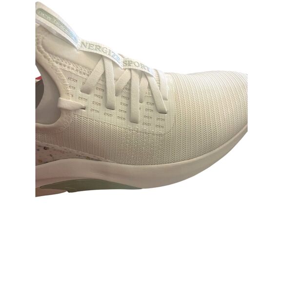 New Balance Womens 9 Sneakers White Flowers DynaSoft Nergize Sport v2 Slip On - Picture 8 of 11